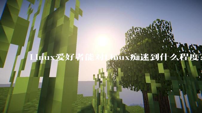 Linux爱好者能对Linux痴迷到什么程度？