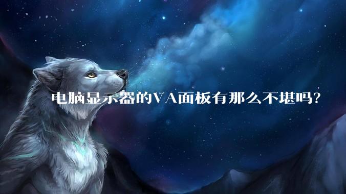 电脑显示器的VA面板有那么不堪吗？