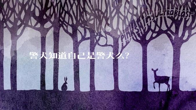 警犬知道自己是警犬么？
